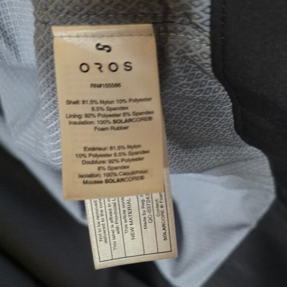 OROS Men's Orion Parka SOLARCORE - Black - Sz M* - Picture 4 of 5